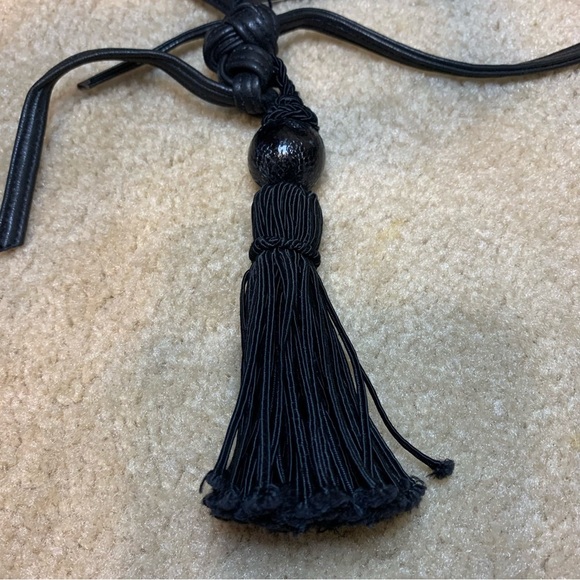 Vintage Carlos Fioro Italian Nubuck Black Leather Envelope Purse - Picture 16 of 16